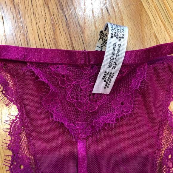 Free people magenta thong - Picture 8 of 11